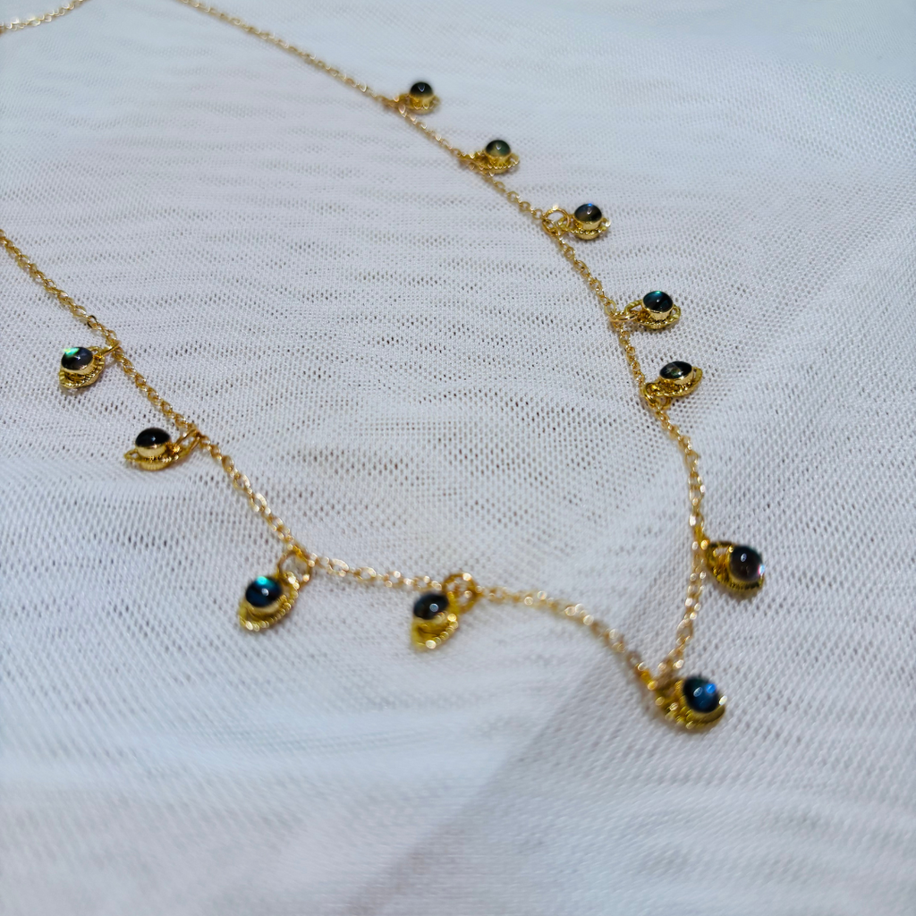 COLLAR ABULON DORADO