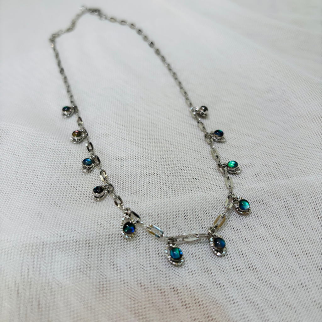 COLLAR ABULON SILVER