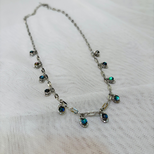 COLLAR ABULON SILVER