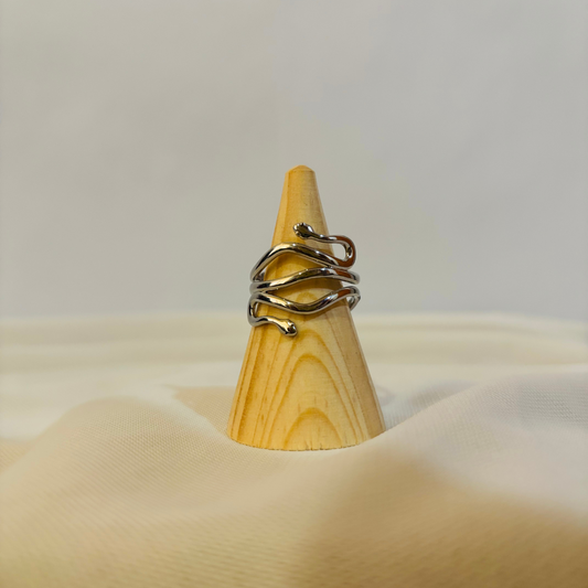 ANILLO SERPIENTE SILVER