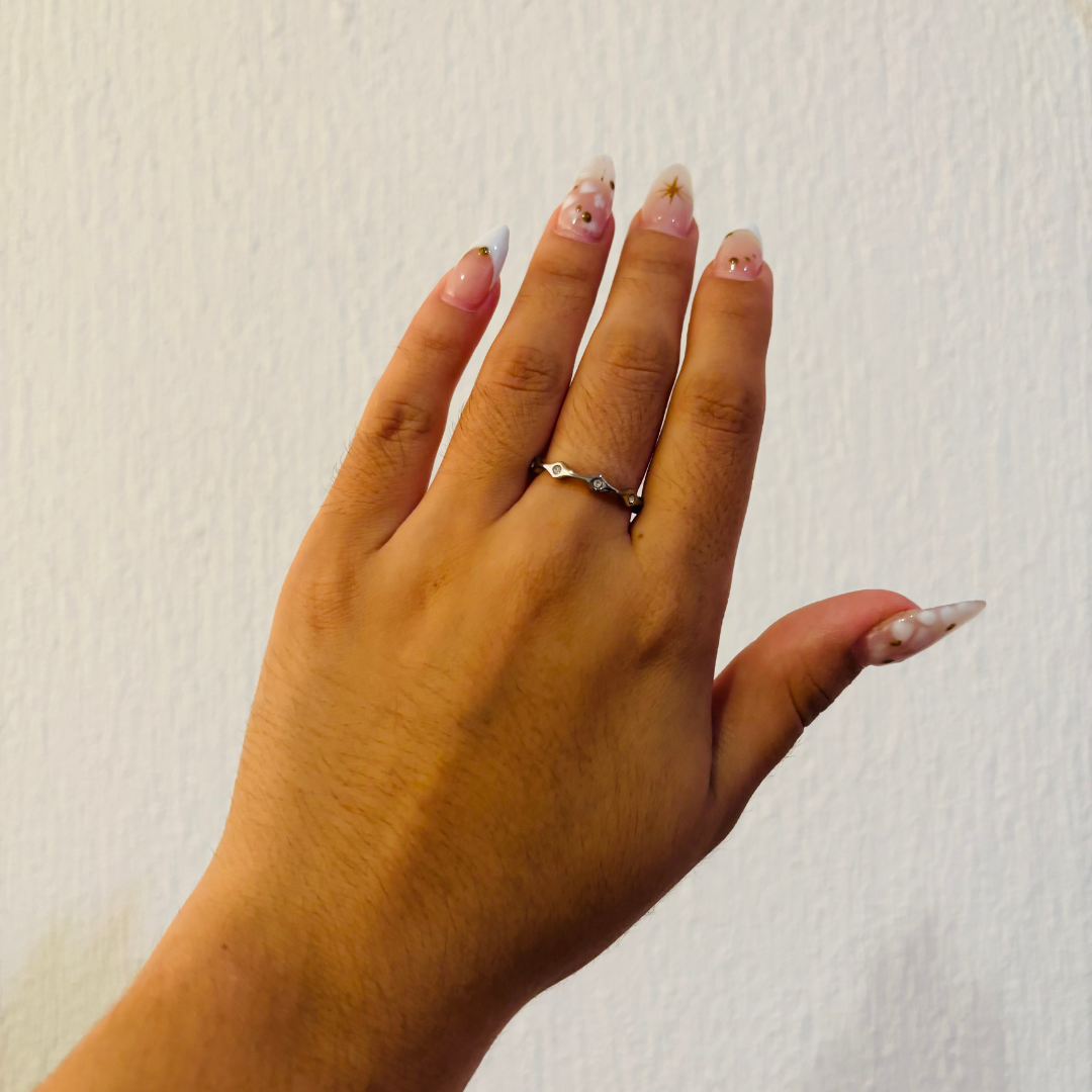 ANILLO CRYSTAL SILVER