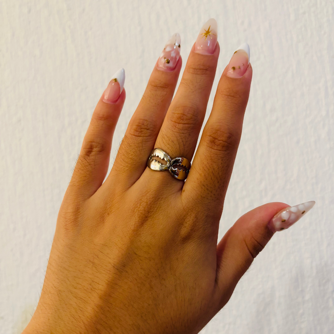 ANILLO CONCHAS SILVER