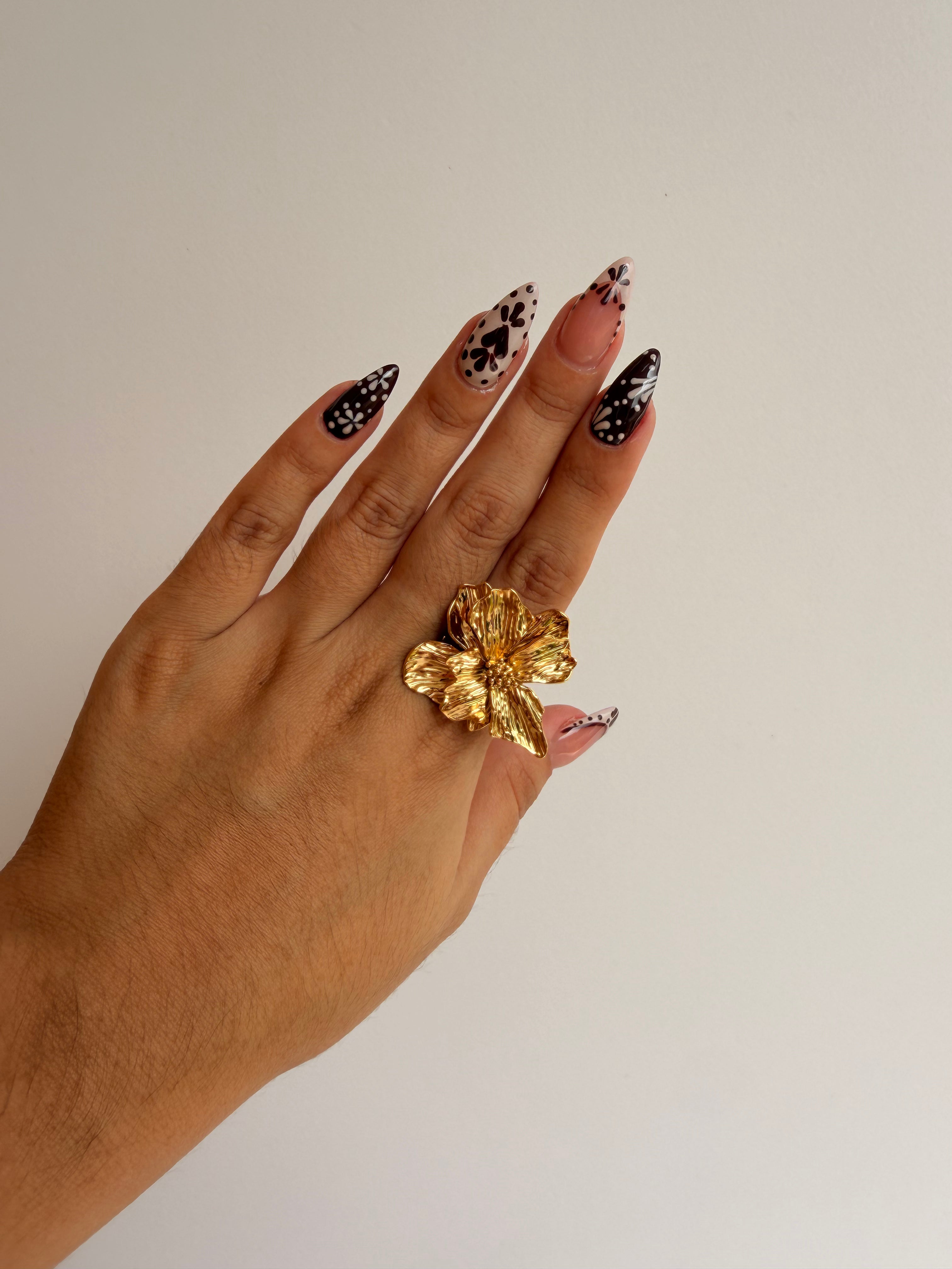 ANILLO ORQUID 3D