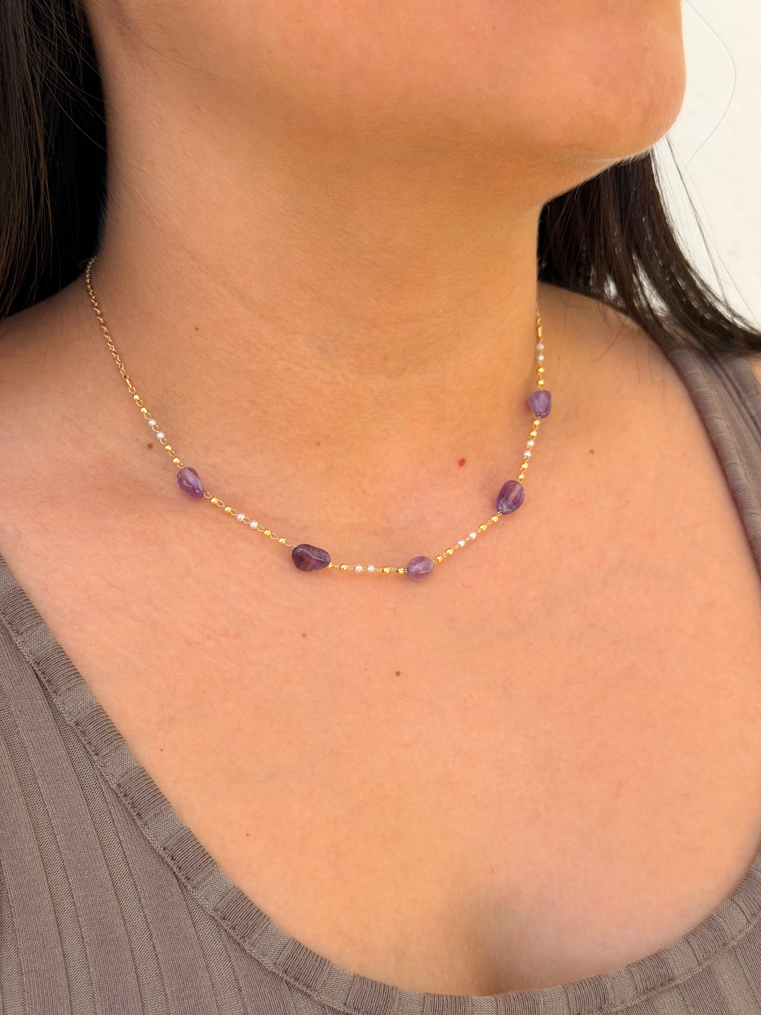 GARGANTILLA PEARL PURPLE