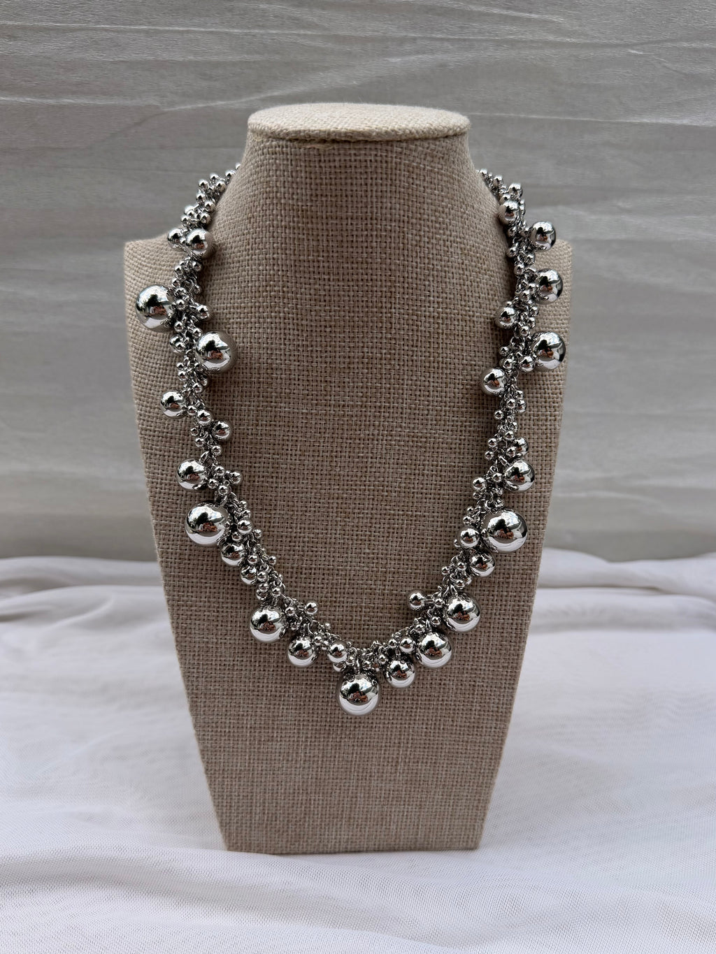 COLLAR CELESTE SILVER