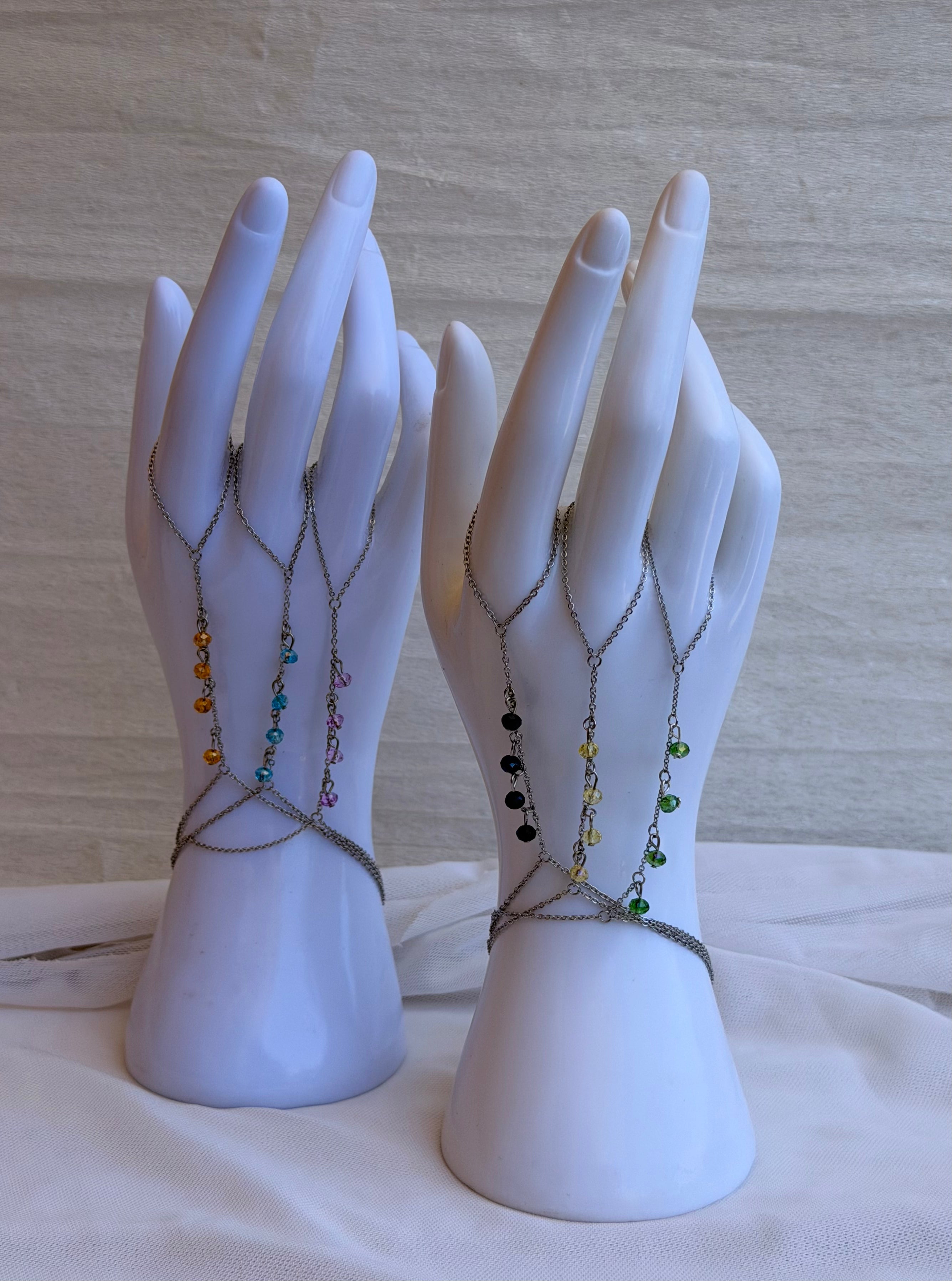 CHAIN BRACELET RAINBOW SILVER
