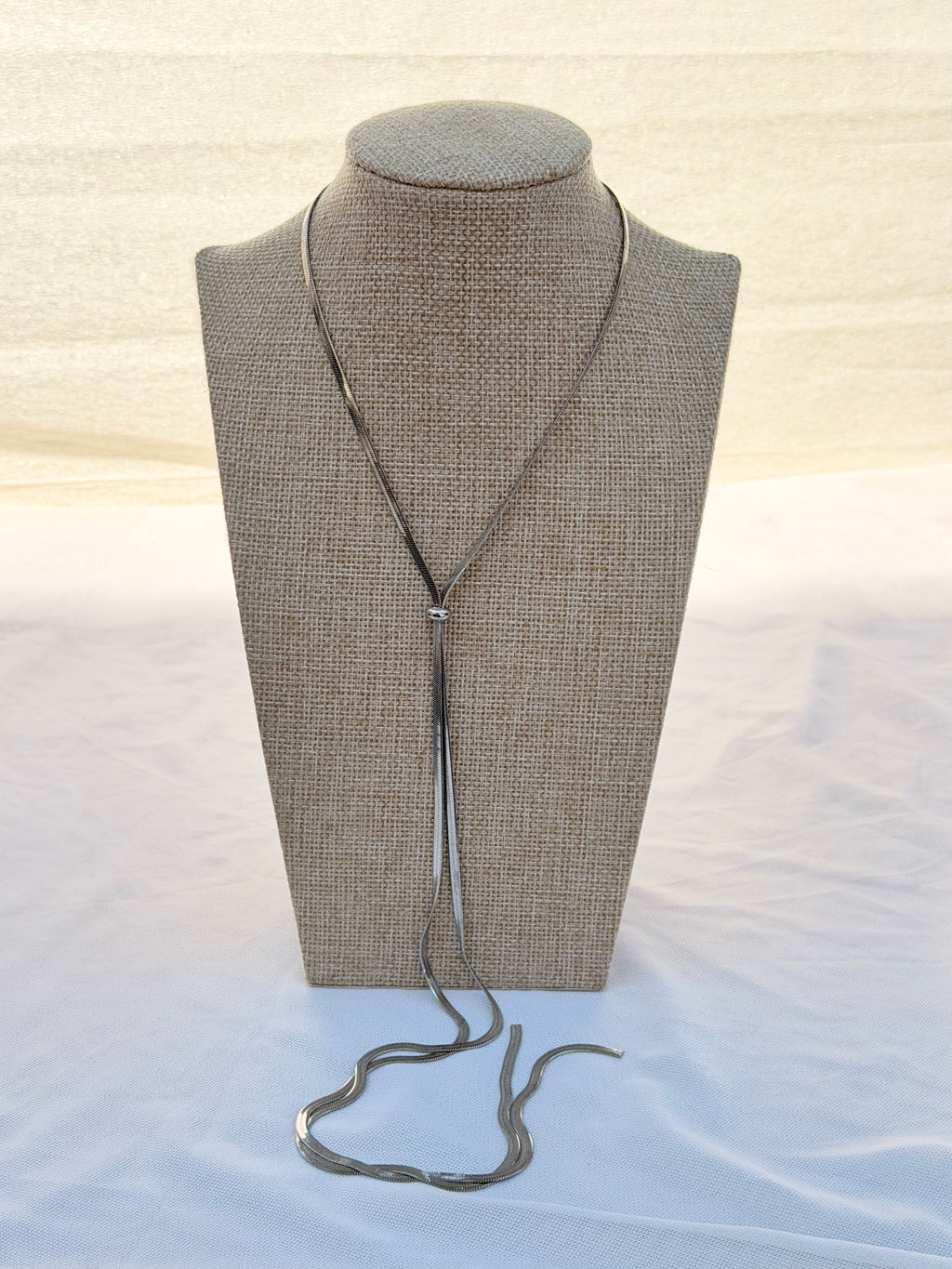 CORBATIN PANZA DE VIBORA SILVER