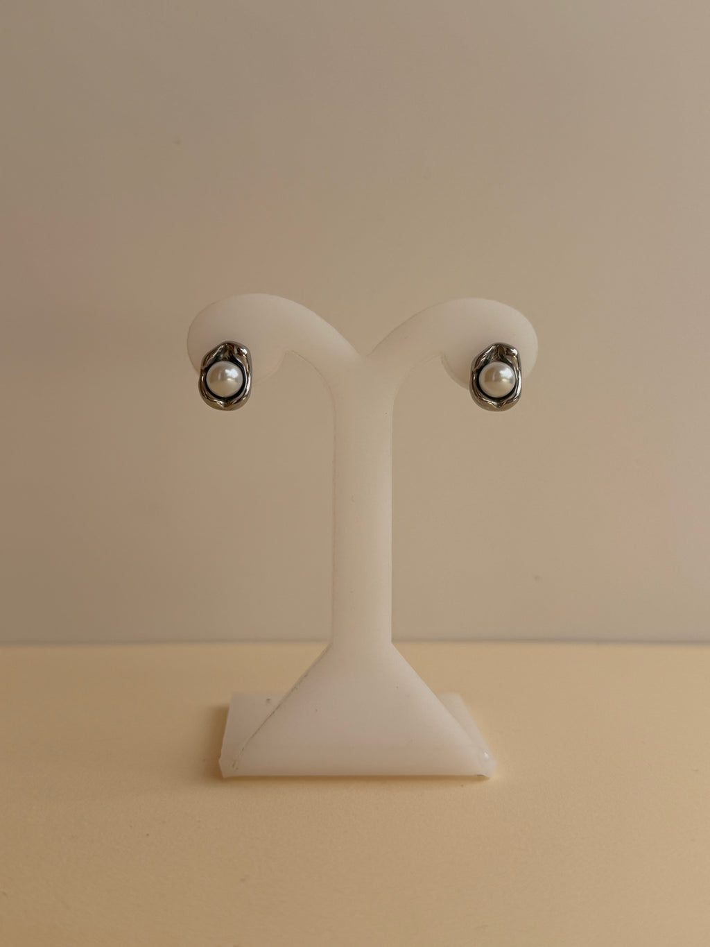 ARETES PERLA SOL SILVER